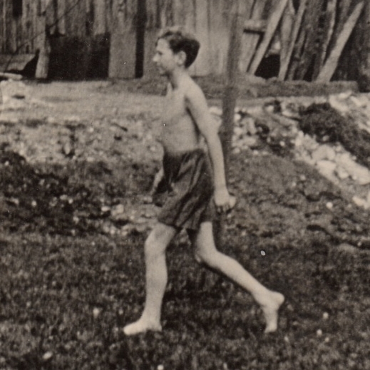 Snímek z nafilmované studie pohybu z 30. let.